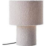 Brilliant Bordlampe Teddy Metal Tekstil Grå | 230mm - Egnet til 1x E27