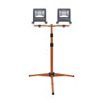 Ledvance LED projektør Arbejdslampe Stativ Mørk grå 2X50W 9000lm 120D - 840 kold hvid | IP65 - symmetrisk