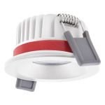 Ledvance LED spot Fire Rated Aluminium Hvid 8W 680lm 36D - 930 varm hvid | Udsnit 68mm - IP65 - bedste farvegengivelse - dæmpbar
