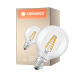 Ledvance Classic LED Globe E27 Globe Filament Klar 3.8W 806lm - 827 Ekstra Varm Hvid | Erstatter 60W