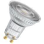 Ledvance LED Spot GU10 PAR16 6.1W 575lm 60D - 930 Varm Hvid | Bedste Farvegengivelse - Dæmpbar - Erstatter 80W