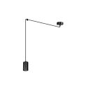 Emibig Pendel Lampe Traker Stål Sort | Egnet til 1x GU10 - Max 10W