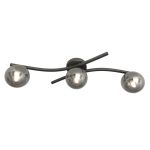 Emibig Loftlampe Opus Stål Sort | Egnet til 3x E14 - Max 10W