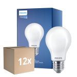 Fordelspakke 12x Philips Master LED E27 Pære Filament Matt 10.5W 1521lm - 922-927 Dim To Warm | Bedste Farvegengivelse - Dæmpbar - Erstatter 100W