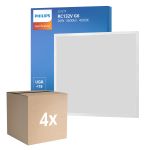 Fordelspakke 4x Philips LED Panel CoreLine RC132V 26W 3600lm - 840 Kold Hvid | 60x60cm - UGR <19