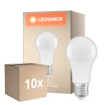 Fordelspakke 10x Ledvance Classic LED E27 Pære matt 13W 1521lm - 840 kold hvid | erstatter 100W