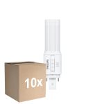 Fordelspakke 10x Philips CorePro PL-C LED 360D 5.9W 850lm - 830-840-865 CCT | 2-Pinde - Erstatter 13W