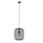 Eglo Pendel Lampe Rinroe Stål Sort | Egnet til E27