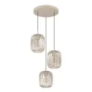 Eglo Pendel Lampe Romazzina Stål Sandet | Egnet til 3x E27