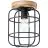 Brilliant Gwen Loftlampe Metal Træ Sort | 200mm - Egnet til 1x E27