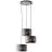 Brilliant Tyas Pendel Lampe Metal Sort Guld | 520mm - Egnet til 3x E27