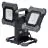 Ledvance LED Projektør Arbejdslampe Value Flex Sort 60W 6450lm 110D - 865 Dagslys | IP65 - Batteri - Symmetrisk