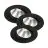 Fordelspakke 3x Nordlux Spot Fremont Metal Sort 4.5W 345lm 36D - 827 Ekstra Varm Hvid | 85mm - IP23- Dæmpbar