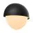 Nordlux Scorpius Vægbelysning Runde Sort | Egnet til 1x E14