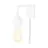 It's about RoMi Vægbelysning Madrid Jern Hvid S | Egnet til 1x E27 