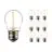 Fordelspakke 10x Noxion Lucent LED E27 Kugle filament klar 1.4W 136LM - 827 ekstra varm hvid | erstatter 15W