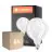 Fordelspakke 6x Ledvance Classic LED E27 Globe filament matt 7.5W 1055lm - 827 ekstra varm hvid | dæmpbar - erstatter 75W