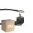 Fordelspakke 25x Noxion Power Forsyningskabel Sort - Schuko Europlug + Åbne ender - 2m - 3 pole 0,75mm2