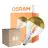 Fordelspakke 6x Osram Classic LED E14 Kugle Filament Klar 4W 380lm - 827 Ekstra Varm Hvid | Erstatter 34W