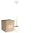 Fordelspakke 6x Nordlux Café Pendel Lampe Glas Hvid | Egnet til E27