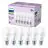 Fordelspakke 6x Philips Pære LED E27 Pære Matt 13W 1521lm - 827 Ekstra Varm Hvid