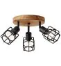 Brilliant Gwen Loftlampe Metal Træ Sort | 350mm - Egnet til 3x E14