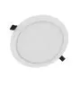 Ledvance Downlight Slim Alu Hvid 19W 1900lm 90D - 830 Varm Hvid | Udsnit 205mm - IP44 