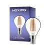 Noxion Lucent Lustre LED E14 Kugle filament klar 4.5W 470lm - 827 ekstra varm hvid | dæmpbar - erstatter 40W