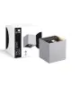 D'Lite Vægbelysning Nova Sølv Up & Down 4.9W 480lm - 830 Varm Hvid | IP54 - Justerbar strålevinkel