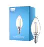 Philips Corepro LED Kerte E14 filament klar 2W 250lm – 840 kold hvid | erstatter 25W