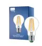Philips MASTER LED Pære Ultra Efficient E27 Pære klar 4W 840lm - 827 ekstra varm hvid | erstatter 60W