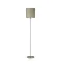 Eglo Gulvlampe Pasteri Stål Satin Nikkel Taupe | IP20 - Egnet til 1x E27 
