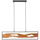 Brilliant Chaumont Pendel Lampe Aluminium Metal Træ Sort 18W 2300lm - 830 Varm Hvid