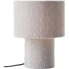 Brilliant Bordlampe Teddy Metal Tekstil Grå | 230mm - Egnet til 1x E27
