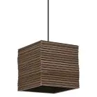 Ledvance Decor Pendel Lampe Firkant Brun | Egnet til 1x E27
