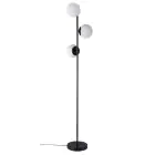 Nordlux Lilly Gulvlampe Metal og Glas Sort | Egnet til 3x E14