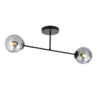 Emibig Loftlampe Roma Stål Sort | Egnet til 2x E14 - Max 10W