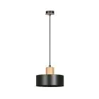 Emibig Pendel Lampe Torin Stål Sort | Egnet til 1x E27 - Max 15W