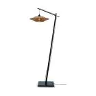 Good&Mojo Gulvlampe Bali Bambus Sort | Egnet til 1x E27 