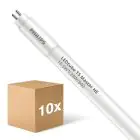 Fordelspakke 10x Philips LED Lysrør T5 MASTER (Mains AC) High Efficiency 16.5W 2500lm - 840 kold hvid | 115cm - erstatter 28W