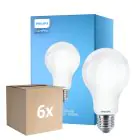 Fordelspakke 6x Philips Corepro LED Pære E27 Pære matt 17.5W 2452lm - 840 kold hvid | erstatter 150W