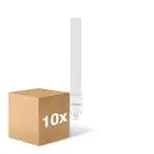 Fordelspakke 10x Noxion Lucent PL-S LED  6W - 827 Ekstra Varm Hvid | 2-Pinde - Erstatter 11W