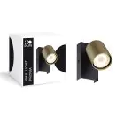 D'Lite Vægbelysning Prisma Metal Guld | IP20 - Egnet til 1x GU10
