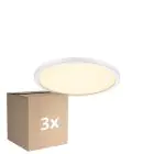 Fordelspakke 3x Nordlux LED Loftlampe Oja 24 Hvid 11W 1250lm - 827 Ekstra Varm Hvid