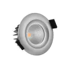 Noxion LED spot Gimba Aluminium 6W 400lm 36D - 927 ekstra varm hvid | Udsnit 74mm - IP44 - bedste farvegengivelse - dæmpbar